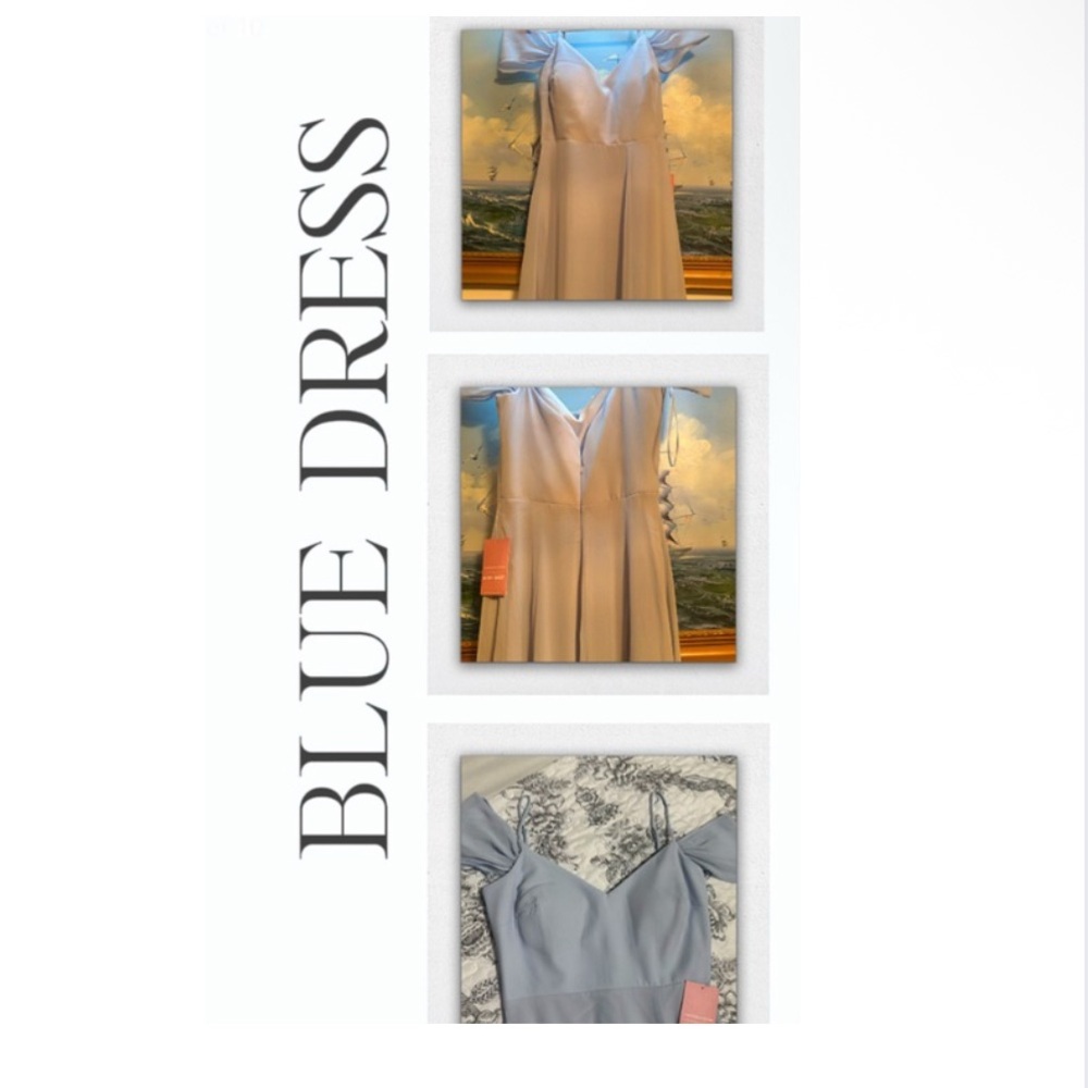 Birdy Grey Blue Sweetheart Sundress